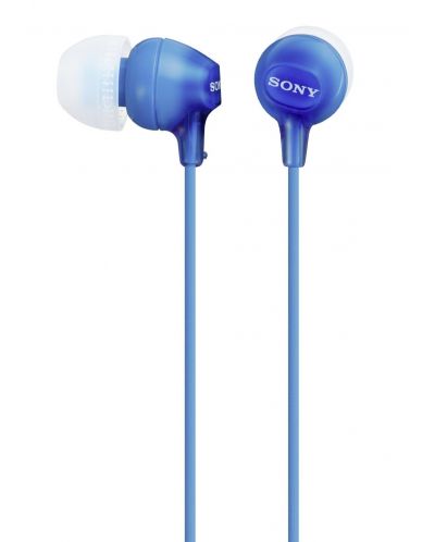 Ακουστικά με μικρόφωνο Sony MDR-EX15AP - μπλε - 3