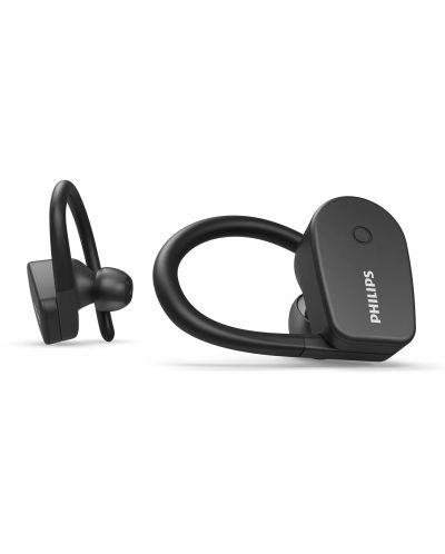 Αθλητικά ακουστικά με μικρόφωνο Philips - TAA5205BK, μαύρα - 5