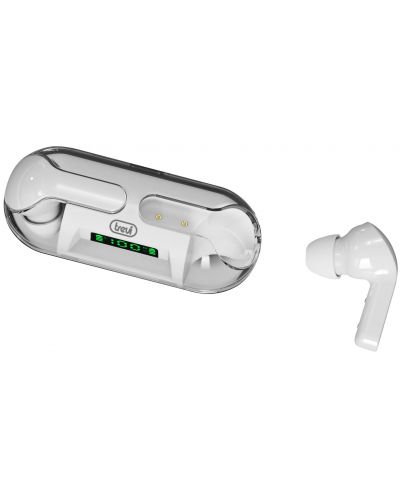 Αθλητικά ασύρματα ακουστικά Trevi - HMP 12E08 AIR, TWS, λευκά  - 3