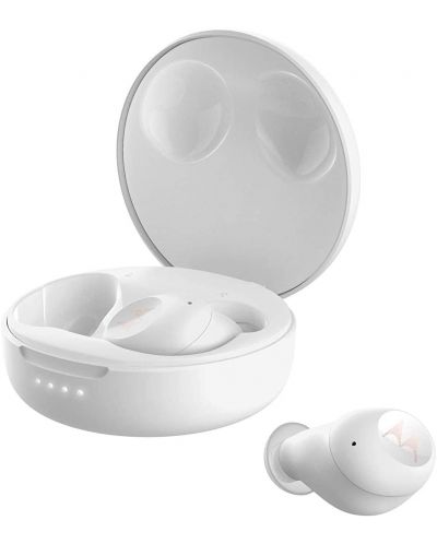 Σπορ Ακουστικά με μικρόφωνο Motorola - Vervebuds 250, TWS, λευκά - 1