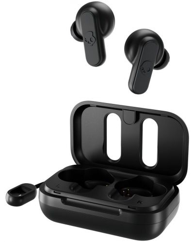 Αθλητικά ακουστικά με μικρόφωνο Skullcandy - Dime, TWS, μαύρα - 3