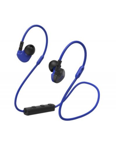 Αθλητικά ακουστικά Hama - Freedom Athletics, μαύρο/μπλε - 2