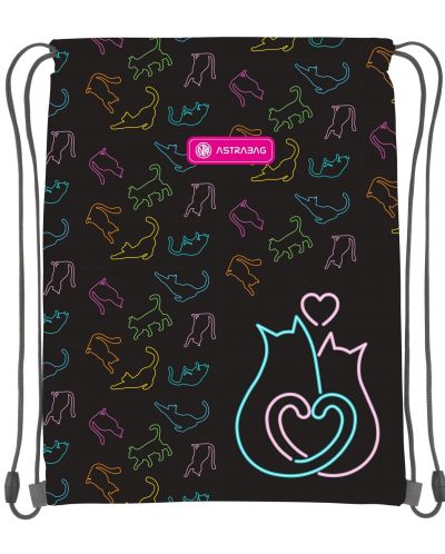 Αθλητική τσάντα Astra - Αγάπη της γάτας - 1