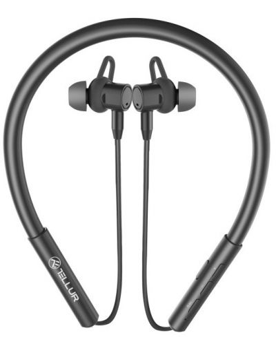 Ασύρματα αθλητικά ακουστικά Tellur - Ego, ANC, μαύρα - 1