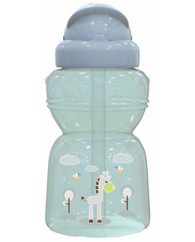 Αθλητικό μπουκάλι Lorelli Baby Care - Animals, 325 ml, πράσινο - 1