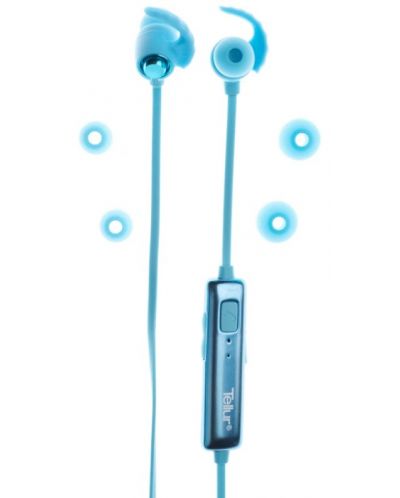Αθλητικά ασύρματα ακουστικά Tellur - Runner, μπλε - 1