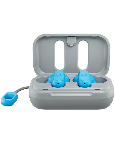 Αθλητικά ακουστικά Skullcandy - Dime, TWS, Γκρι/Μπλε - 3