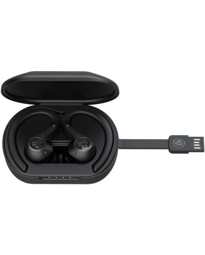 Αθλητικά ακουστικά με μικρόφωνο JLab - Epic Air Sport, ANC, μαύρα - 4