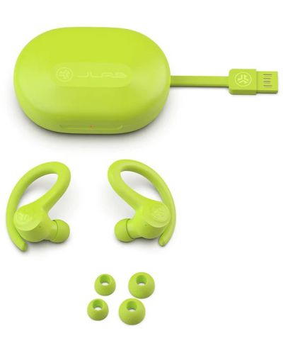 Αθλητικά ακουστικά με μικρόφωνο JLab - Go Air Sport, TWS, κίτρινο - 5