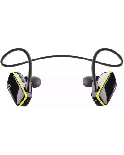 Αθλητικά ασύρματα ακουστικά Cellularline - Flipper, μαύρο/κίτρινο - 1