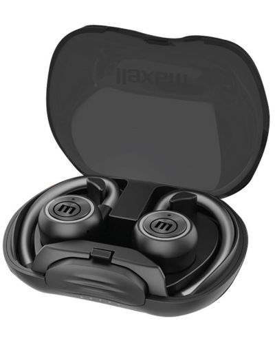 Αθλητικά ακουστικά Maxell - Halo Sport, TWS, μαύρο - 3