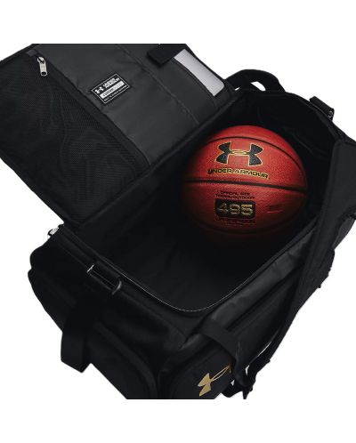 Αθλητική τσάντα  Under Armour - Contain Duo, 50 l, μαύρη - 4