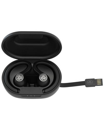 Σπορ ακουστικά με μικρόφωνο JLab - JBuds Air Sport, TWS, μαύρα - 3