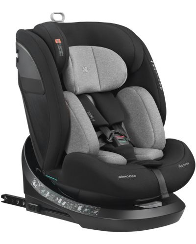 Κάθισμα αυτοκινήτου KikkaBoo - i-Hike, IsoFix, i-Size, 40-150 cm, Light Grey - 1