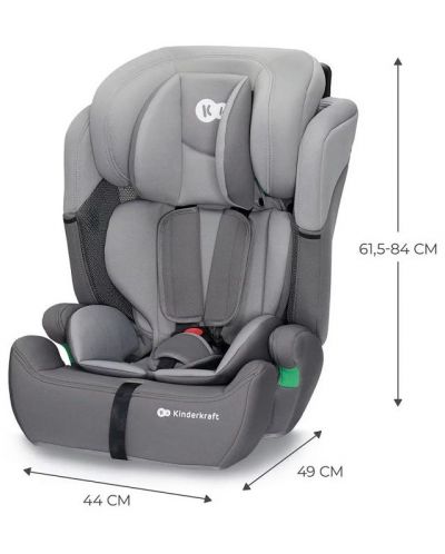 Κάθισμα αυτοκινήτου KinderKraft - Comfort Up, I-Size, 75-150 cm, πράσινο - 10