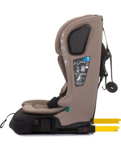 Κάθισμα αυτοκινήτου Chipolino - LuxX, IsoFix, i-Size, 76-150 cm, macadamia - 5