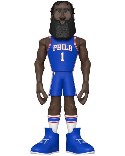 Αγαλματίδιο Funko Gold Sports: Basketball - James Harden (Philadelphia 76ers), 30 cm - 4