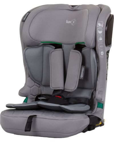 Κάθισμα αυτοκινήτου  Chipolino - LuxX, IsoFix, i-Size, 76-150 cm, granite - 1