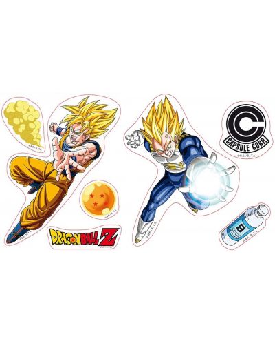 Αυτοκόλλητα ABYstyle Animation: Dragon Ball Z - Goku & Vegeta - 1