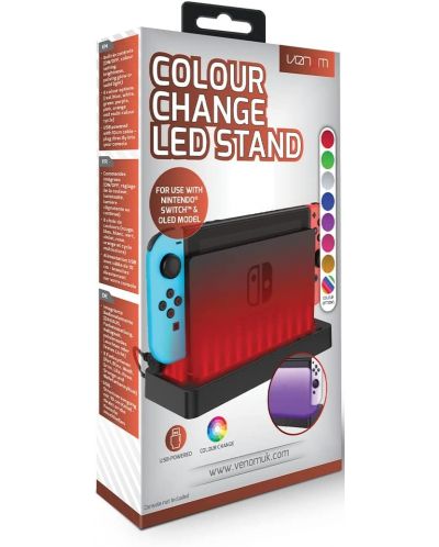 Βάση κονσόλας Venom Multi-Colour LED Stand (Nintendo Switch)  - 8