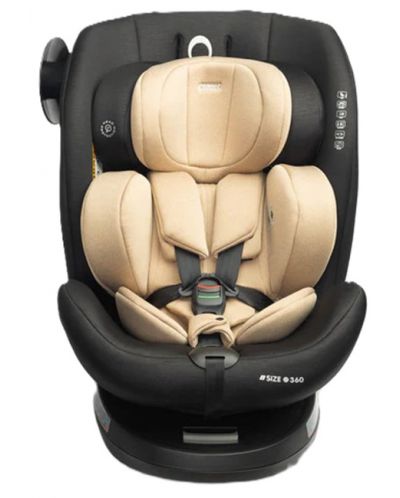 Κάθισμα αυτοκινήτου  Caretero - Commo, IsoFix, i-Size, 40-150 cm, Beige - 2