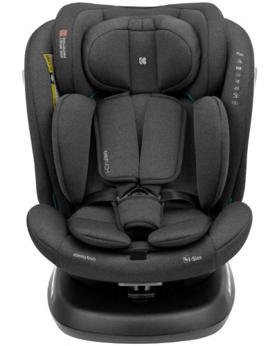 Κάθισμα αυτοκινήτου KikkaBoo - i-Cruise, IsoFix, i-Size, 40-150 cm, Dark Grey - 2