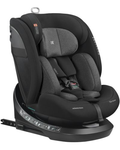 Κάθισμα αυτοκινήτου KikkaBoo - i-Hike, IsoFix, i-Size, 40-150 cm, Dark Grey - 1