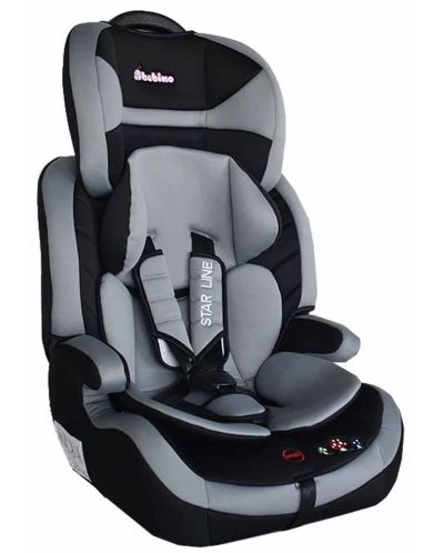 Παιδικό κάθισμα αυτοκινήτου Bebino - Star Line, 9-36 kg, Black and Dark Grey - 1
