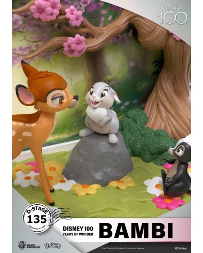 Αγαλματίδιο  Beast Kingdom Disney: Bambi - Diorama (100th Anniversary), 12 cm - 7