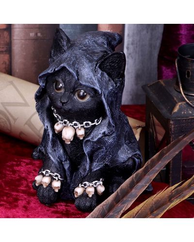 Αγαλματίδιο Nemesis Now Adult: Gothic - Reaper's Feline, 16 cm - 5