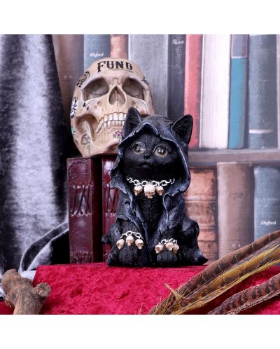 Αγαλματίδιο Nemesis Now Adult: Gothic - Reaper's Feline, 16 cm - 6