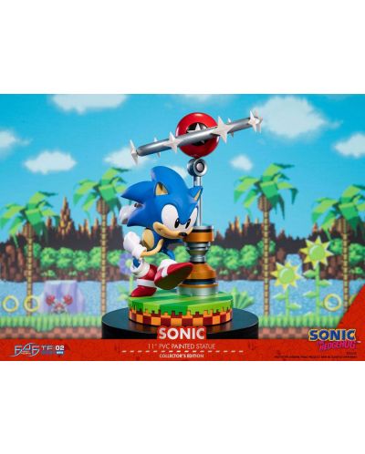 Αγαλμάτιο First 4 Figures Games: Sonic The Hedgehog - Sonic (Collector's Edition), 27 cm - 4
