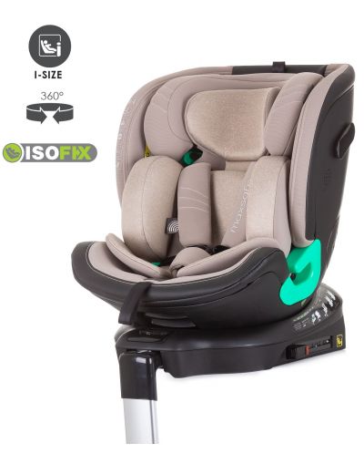 Παιδικό κάθισμα αυτοκινήτου Chipolino - MaxSafe, I-Size, 0-36 kg, Sand - 2
