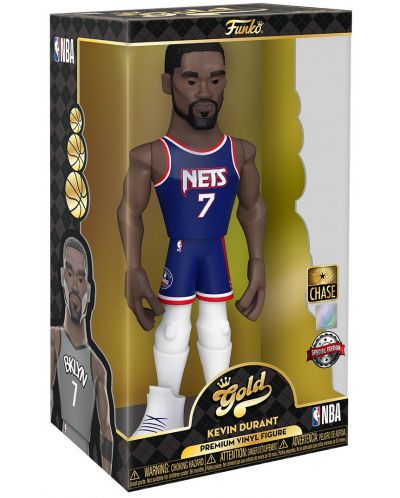 Φιγούρα Funko Gold Sports: NBA - Kevin Durant (Brooklyn Nets), 30 εκ - 5