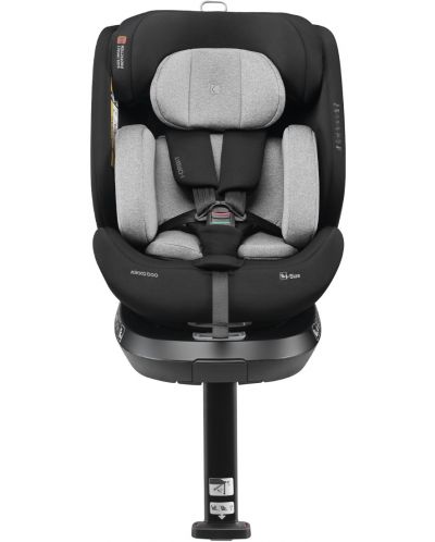 Κάθισμα αυτοκινήτου KikkaBoo - i-Orbit, IsoFix, i-Size, 40-150 cm, Light Grey - 2