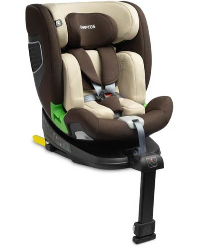 Столче за кола Caretero - Kamptos, IsoFix, i-Size, 40-150 cm, Beige - 1