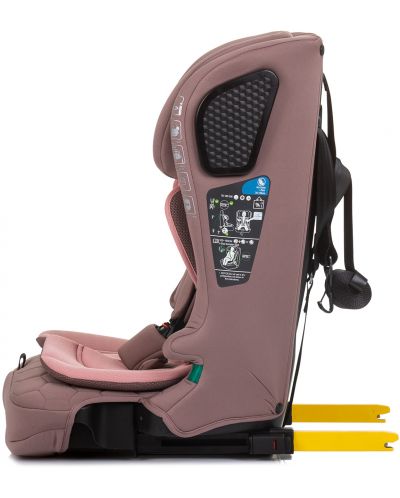 Κάθισμα αυτοκινήτου  Chipolino - LuxX, IsoFix, i-Size, 76-150 cm, φλαμίνγκο - 5