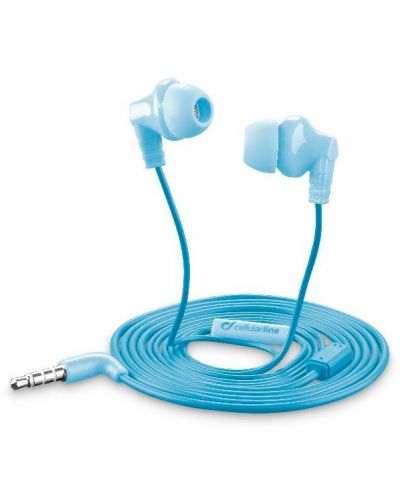 Ακουστικά με μικρόφωνο Cellularline - Smarty, μπλε - 1