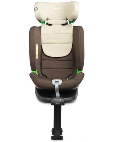 Столче за кола Caretero - Kamptos, IsoFix, i-Size, 40-150 cm, Beige - 9