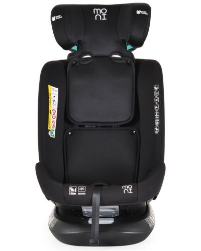 Κάθισμα αυτοκινήτου Moni - Serengeti, IsoFix, I-Size, 40-150 cm, μαύρο - 8