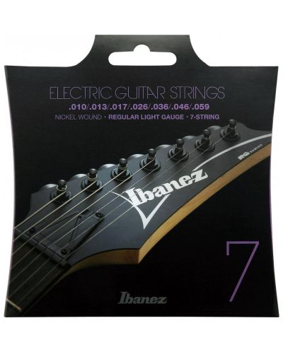 Χορδές ηλεκτρικής κιθάρας  Ibanez - IEGS71, 10-59, ασημί - 2