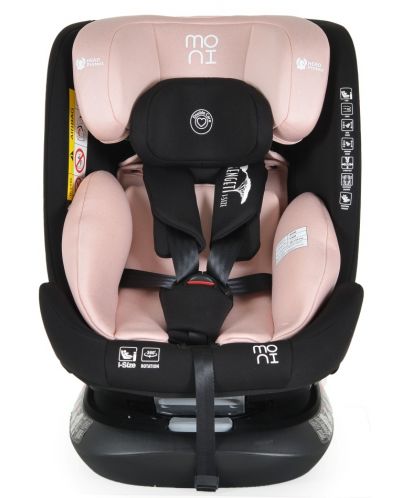 Κάθισμα αυτοκινήτου Moni - Serengeti, IsoFix, I-Size, 40-150 cm, ροζ - 6