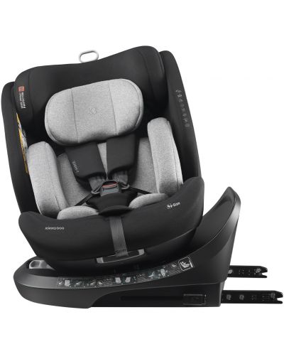 Κάθισμα αυτοκινήτου KikkaBoo - i-Hike, IsoFix, i-Size, 40-150 cm, Light Grey - 4