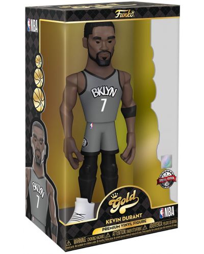 Φιγούρα Funko Gold Sports: NBA - Kevin Durant (Brooklyn Nets), 30 εκ - 3