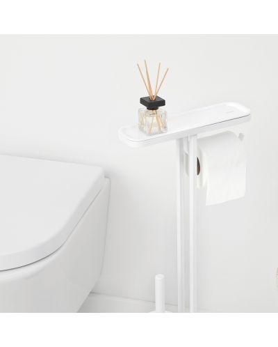 Βάση τουαλέτας με βούρτσα Brabantia - MindSet, Mineral Fresh White - 9