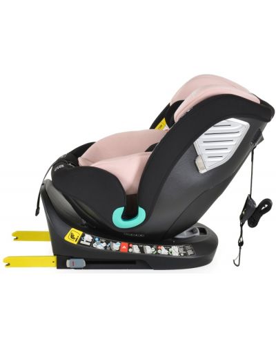 Κάθισμα αυτοκινήτου Moni - Serengeti, IsoFix, I-Size, 40-150 cm, ροζ - 5