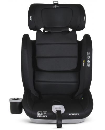 Κάθισμα αυτοκινήτου Cangaroo - Force, i-Size, IsoFix , 76-150 cm, μαύρο - 6