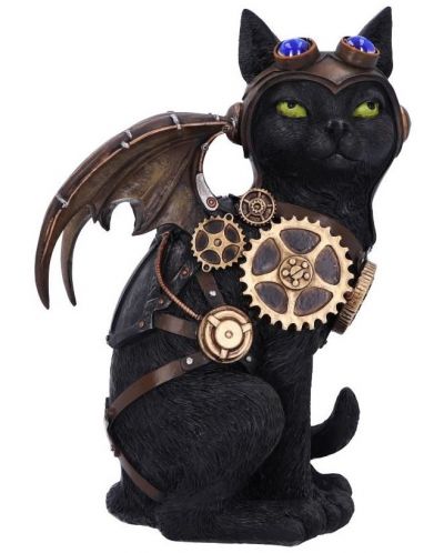 Αγαλματίδιο Nemesis Now Adult: Steampunk - Feline Flight, 22 cm - 1