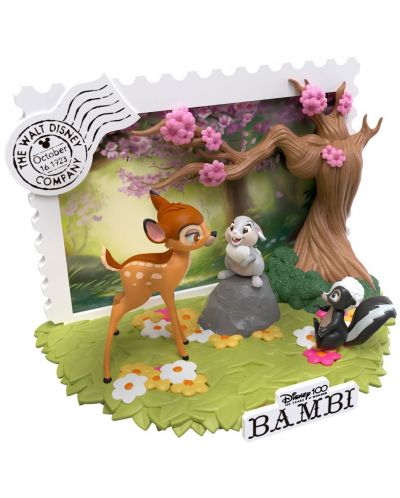 Αγαλματίδιο  Beast Kingdom Disney: Bambi - Diorama (100th Anniversary), 12 cm - 2