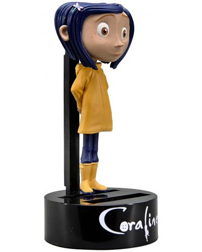 Αγαλματίδιο NECA Animation: Coraline - Coraline (Knocker Bobble), 16 cm - 3